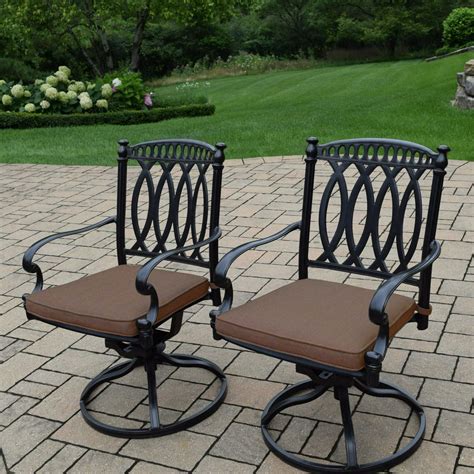 (3) ALLEN ROTH. . Set of 2 aluminum wicker swivel rocking glider patio chairs